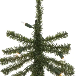 Pre-Lit Christmas Trees*Mercury Row Oatman Natural Alpine Artificial Christmas Tree