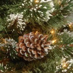 Pre-Lit Christmas Trees*The Holiday Aisle Ogema 5' Green Pine Artificial Christmas Tree With 150 Clear/White Lights