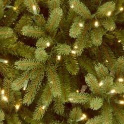Pre-Lit Christmas Trees*Steelside Omnia Green Realistic Fir Christmas Tree With Led Lights
