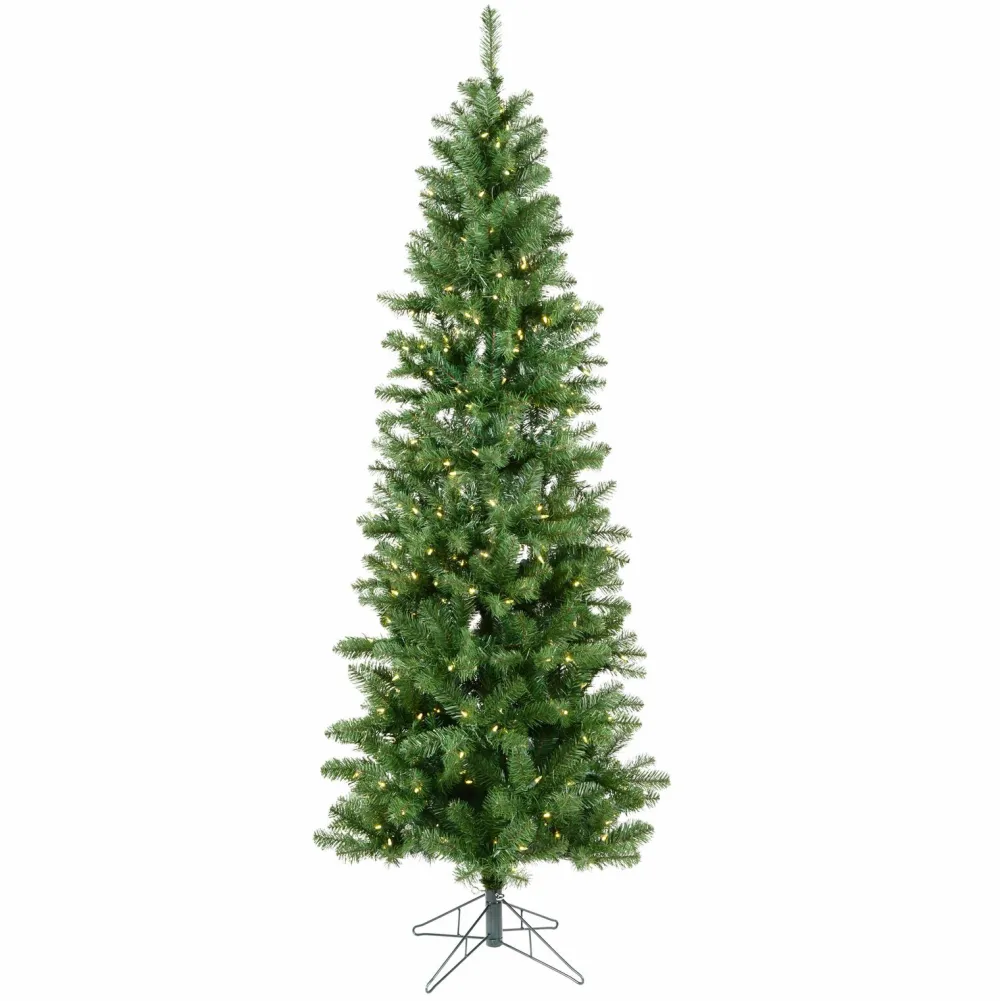 Pre-Lit Christmas Trees*The Holiday Aisle Salem Pencil Pine Artificial Christmas Tree