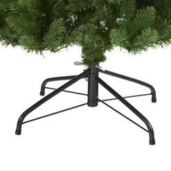 Pre-Lit Christmas Trees*The Holiday Aisle Slender Green Artificial Pine Feather Christmas Tree With Led Lights