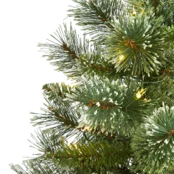 Pre-Lit Christmas Trees*The Holiday Aisle Slender Green Christmas Tree Led Steady/Constant Lights