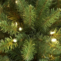 Pre-Lit Christmas Trees*Andover Mills Slender Green Realistic Artificial Fir Christmas Tree