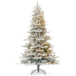 Pre-Lit Christmas Trees*The Holiday Aisle Slender Green Realistic Pine Christmas Tree With Led Lights