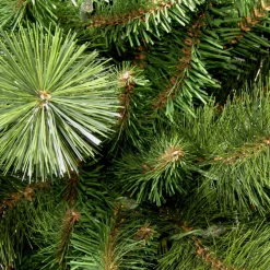 Pre-Lit Christmas Trees*The Holiday Aisle Slim 7.5' Green Pine Artificial Christmas Tree With 600 Clear Lights