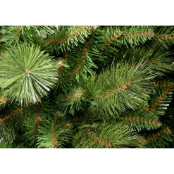 Pre-Lit Christmas Trees*The Holiday Aisle Slim 7.5' Green Pine Artificial Christmas Tree With 600 Clear Lights