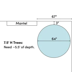 Pre-Lit Christmas Trees*The Holiday Aisle Slim Hinged 7.5' Green Pine Artificial Christmas Tree With 450 Colored & Clear Lights