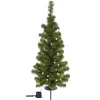 Pre-Lit Christmas Trees*The Holiday Aisle Solar Tree Solar Slender Green Pine Christmas Tree 30 Led Lights