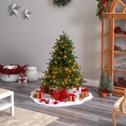 Pre-Lit Christmas Trees*The Holiday Aisle South Carolina 5' Green Spruce Artificial Christmas Tree With 300 Clear Lights