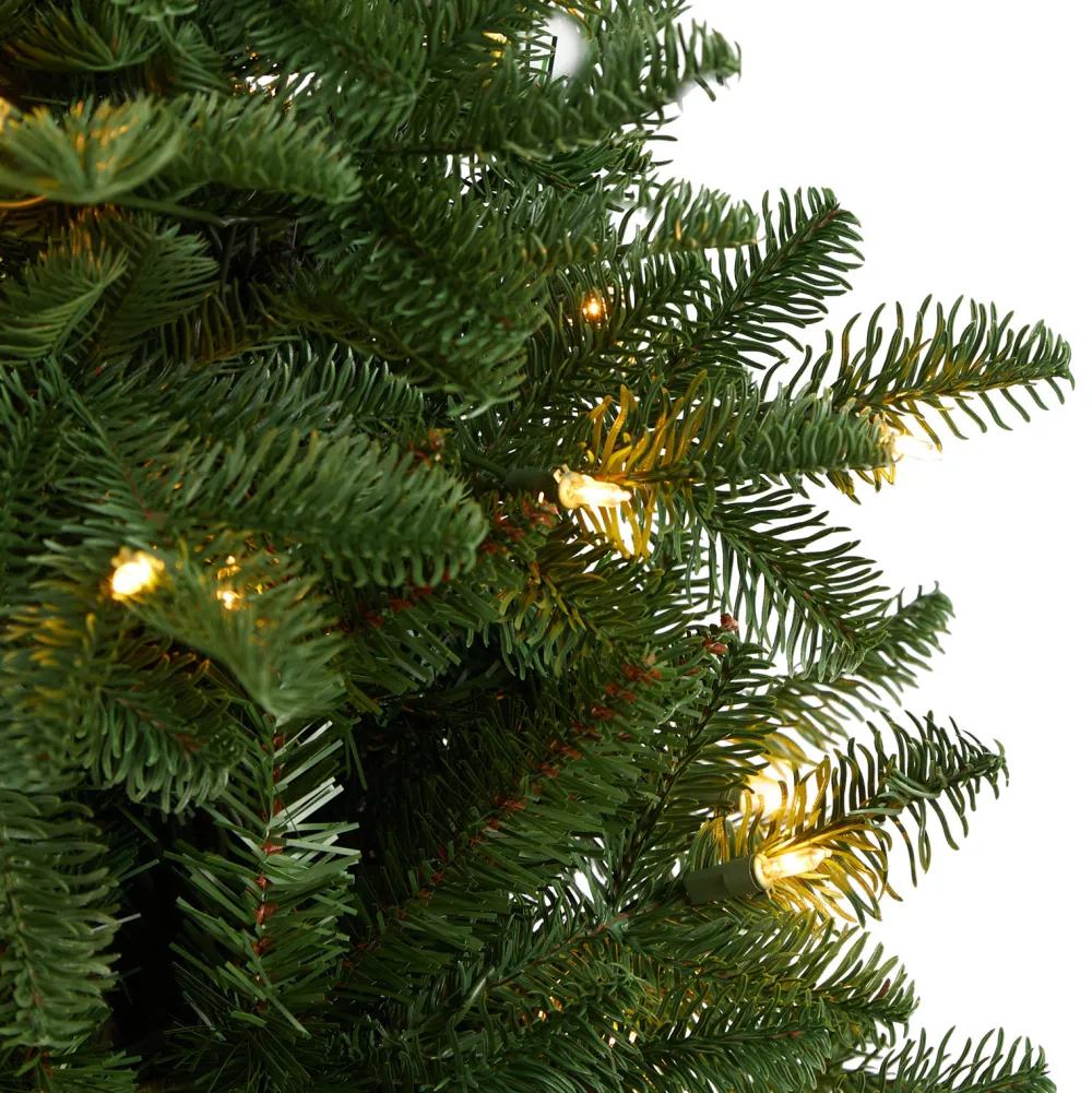 Pre-Lit Christmas Trees*The Holiday Aisle South Carolina 5' Green Spruce Artificial Christmas Tree With 300 Clear Lights