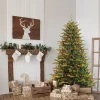 Pre-Lit Christmas Trees*The Holiday Aisle ® 6Ft App Controlled Christmas Tree, Pe/Pvc Xmas Tree W/ 420 Color Changing Led Lights & 1740 Branch Tips