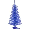 Pre-Lit Christmas Trees*The Holiday Aisle Tinsel Trees Blue Pine Christmas Tree