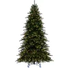 Pre-Lit Christmas Trees*Vickerman 12' X 74" Bavarian Pine Artificial Pre-Lit Tree, Dura-Lit® Warm White Mini Lights.