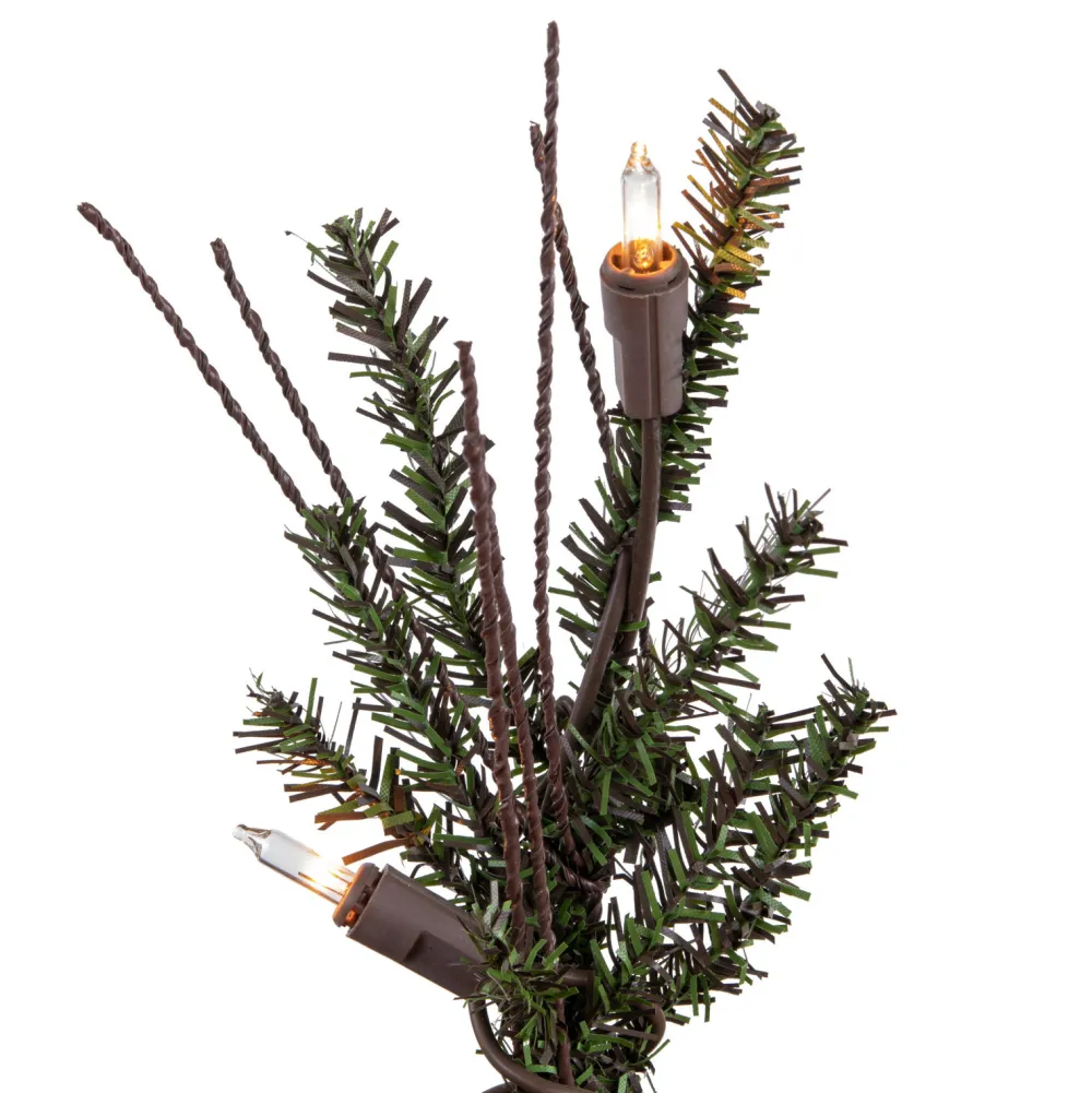 Pre-Lit Christmas Trees*The Holiday Aisle Vienna Twig Artificial Christmas Tree