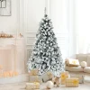 Pre-Lit Christmas Trees*The Holiday Aisle White Pine Artificial Christmas Tree With 250 Clear/White Lights