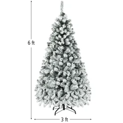 Pre-Lit Christmas Trees*The Holiday Aisle White Pine Artificial Christmas Tree With 250 Clear/White Lights