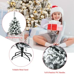 Pre-Lit Christmas Trees*The Holiday Aisle White Pine Artificial Christmas Tree With 250 Clear/White Lights