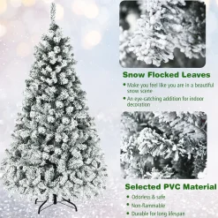 Pre-Lit Christmas Trees*The Holiday Aisle White Pine Christmas Tree With 250 Led Lights