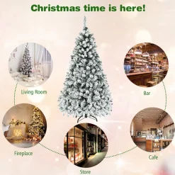 Pre-Lit Christmas Trees*The Holiday Aisle White Pine Christmas Tree With 250 Led Lights