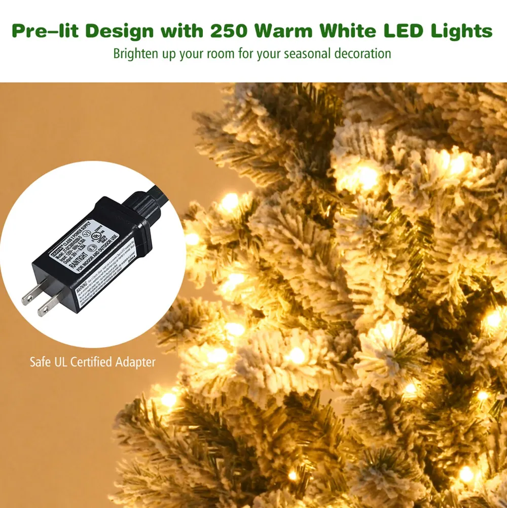 Pre-Lit Christmas Trees*The Holiday Aisle White Pine Christmas Tree With 250 Led Lights
