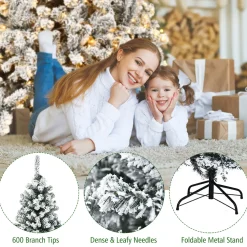 Pre-Lit Christmas Trees*The Holiday Aisle White Pine Christmas Tree With 250 Led Lights