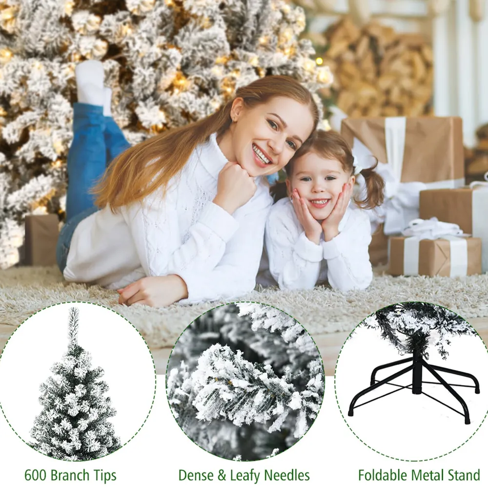 Pre-Lit Christmas Trees*The Holiday Aisle White Pine Christmas Tree With 250 Led Lights